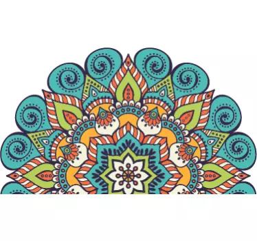 Mandala headboard vägg klistermärke - Tenstickers