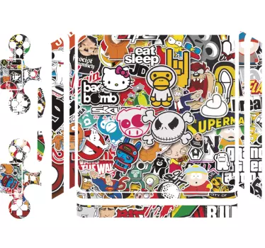 Bomb original vägg klistermärke - Tenstickers