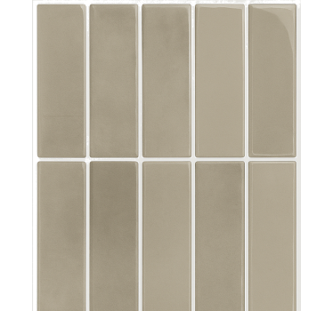 Badrum klistermärke linear stone naturlig - Tenstickers