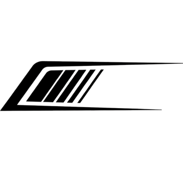 Bil klistermärke diagonal rutfördelning - Tenstickers