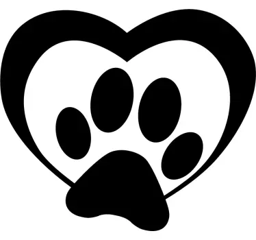 Klistermärke för hundtassutskrift - Tenstickers