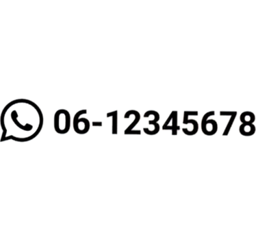 Bil klistermärke med personlig telefonnummer - Tenstickers