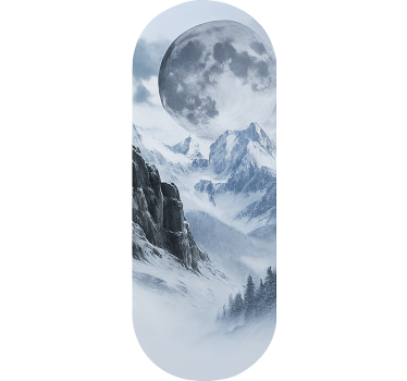 Klistermärken till cykel frozen moon frame - Tenstickers