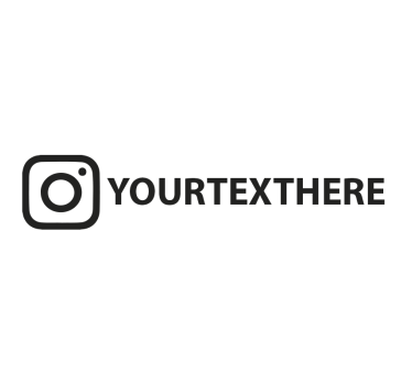 Instagram användarnamn bil klistermärke - Tenstickers