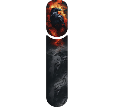 Klistermärken till cykel raven fire wrap - Tenstickers