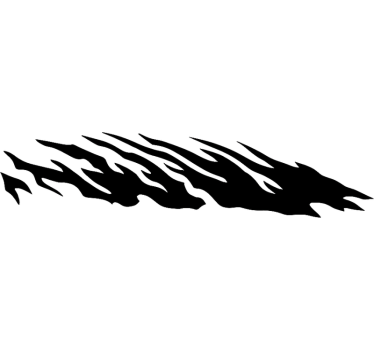 Bil klistermärke tribal enfärgade ränder - Tenstickers