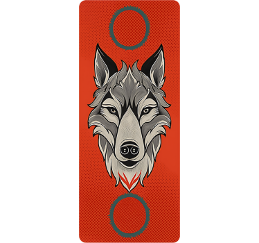 Alpha wolf klistermärken till cykel - Tenstickers