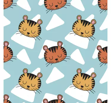 Tiger mönster möbler dekal - Tenstickers
