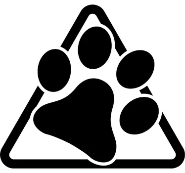 Hund tassbil klistermärke - Tenstickers
