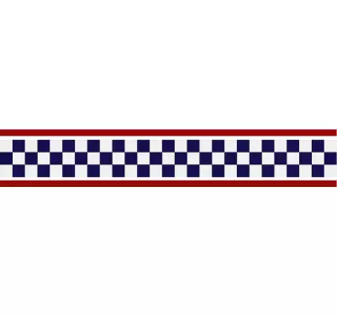 Racing linjer fordonetikett - Tenstickers