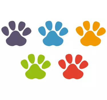 Ställa in fotavtryck på väggdekor - Tenstickers
