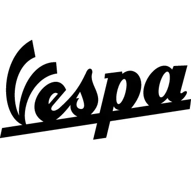 Vespa motorcykel klistermärken - Tenstickers