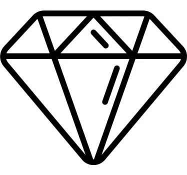 Diamant fönster klistermärke - Tenstickers