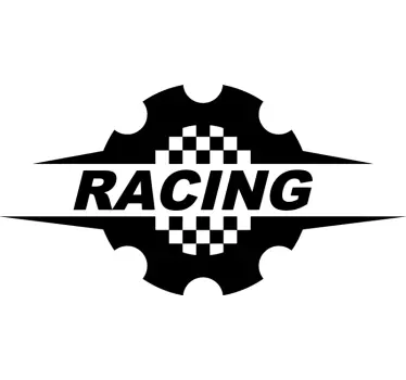 Racing bil dekal - Tenstickers