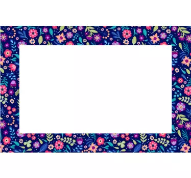 Vackra blommor klistermärke - Tenstickers
