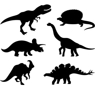 Dinosaurier packar väggdekor - Tenstickers