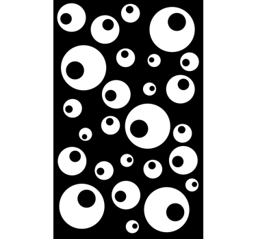 Vattenpärlor fönster dekal - Tenstickers