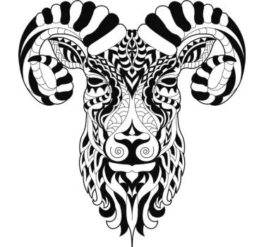 Ibex vilda djur klistermärke - Tenstickers