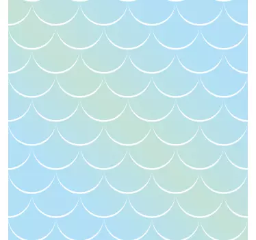Golv pastell skalor mönster vinyl dekal golvplattor - Tenstickers