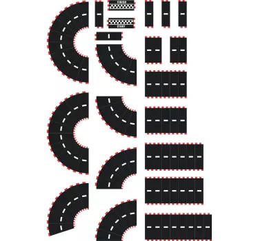 Golvgator vinyl dekal golvplattor - Tenstickers