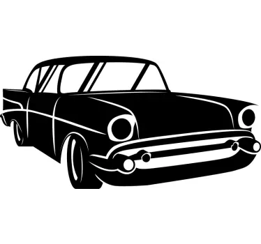 Retro bil dekal - Tenstickers