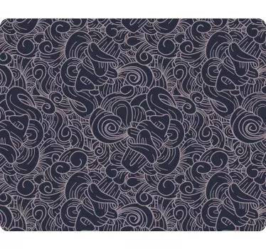 Abstrakt paisley mus utrymme laptop hud - Tenstickers