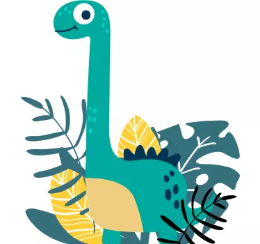 Söt dinosaurie i jurassic park väggdekal - Tenstickers