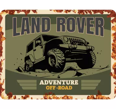 Land rover bil dekal - Tenstickers