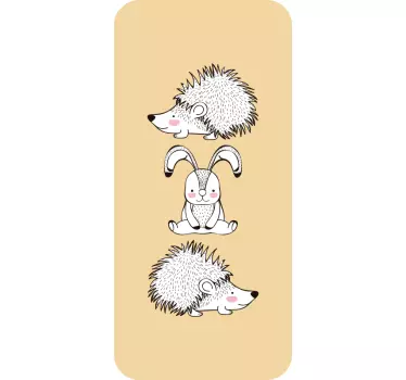 Charmiga varelsevänner Samsung klistermärken - Tenstickers