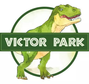 Anpassad dinosaurie drake vägg klistermärke - Tenstickers