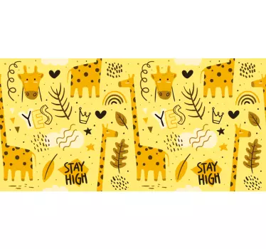 Giraff dekaler för möbler dekaler - Tenstickers