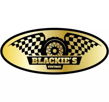 Blackies motorcykel klistermärken för vintage design - Tenstickers