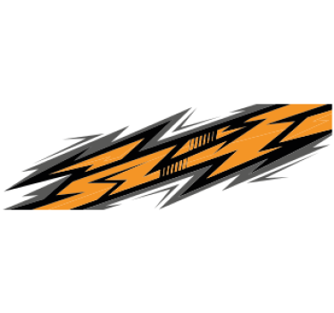 Sport bil dekal wrap design bil dekal - Tenstickers