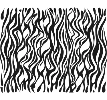 Zebra bakgrundsmärken för möbler - Tenstickers