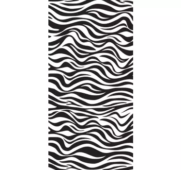 Zebra bakgrund iphone dekal - Tenstickers