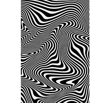 Zebra 3d effekt iphone dekal - Tenstickers