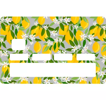 Citron träd bankkort dekal - Tenstickers