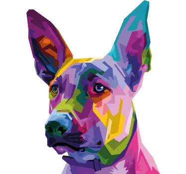 Hund malinois hund klistermärke - Tenstickers