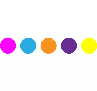 Färgglada konfetti illustration vägg konst dekal - Tenstickers