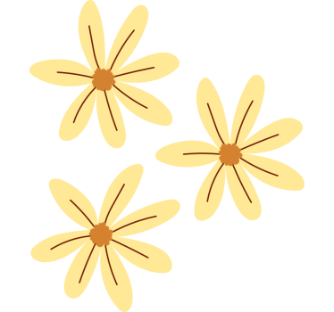 Spetsiga blommor cykel dekal - Tenstickers