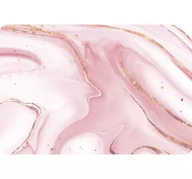 Flytande rosa marmor laptop klistermärken - Tenstickers