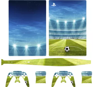 Fotbollsstadion playstation 5 klistermärken - Tenstickers