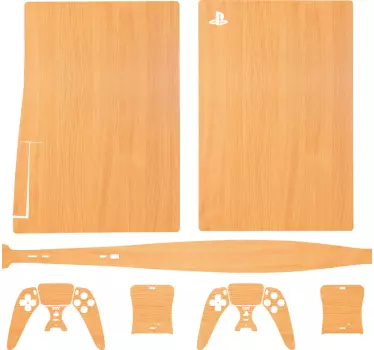 Lönnträskinn playstation 5 klistermärke - Tenstickers