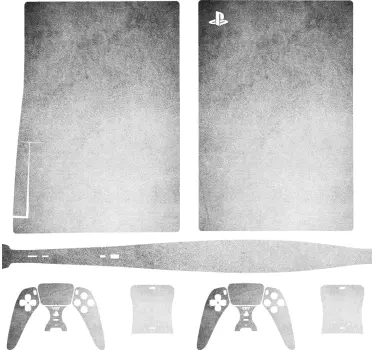 Grunge skin playstation 5 dekal - Tenstickers