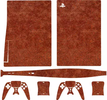 Rostskinn playstation 5 klistermärke - Tenstickers