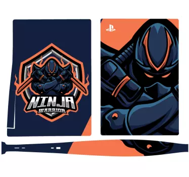 Arg ninja spel playstation dekal - Tenstickers