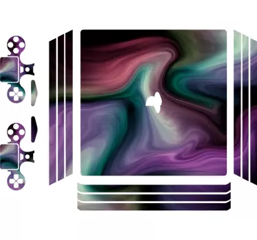 Ps4 nebula färger playstation 4 klistermärken - Tenstickers