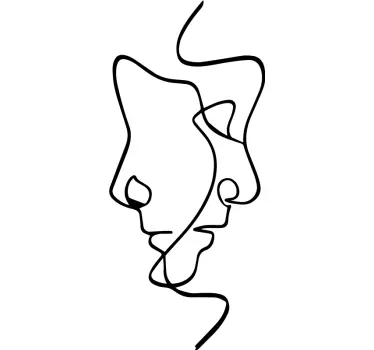 Står inför minimalistiska dekaler - Tenstickers