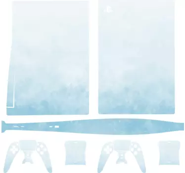Ps5 klistermärke aqua gaming skin - Tenstickers