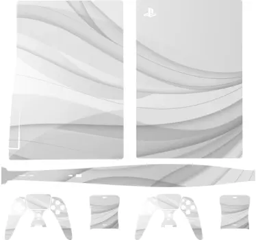 Vita minimal vågor playstation 5 klistermärken - Tenstickers